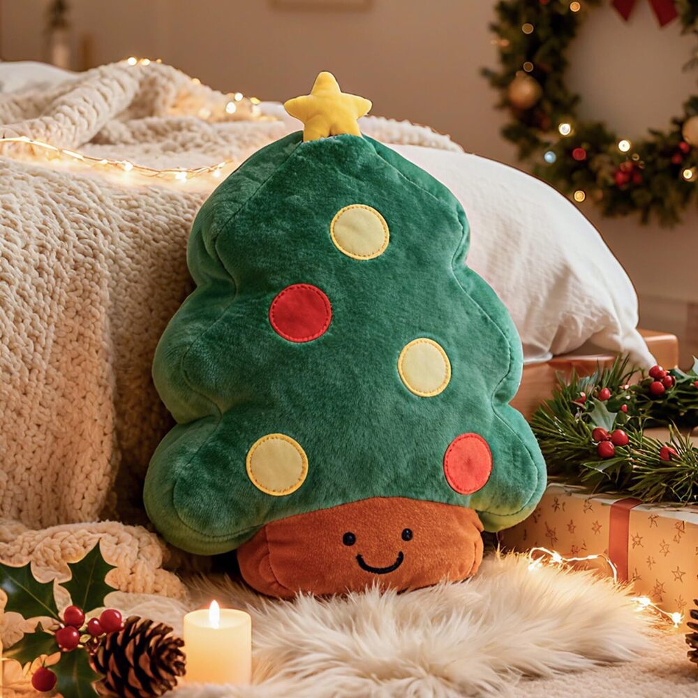 5665 Christmas Pillows,Christmas Tree Pillow Cute Xmas Tree Shaped Plush